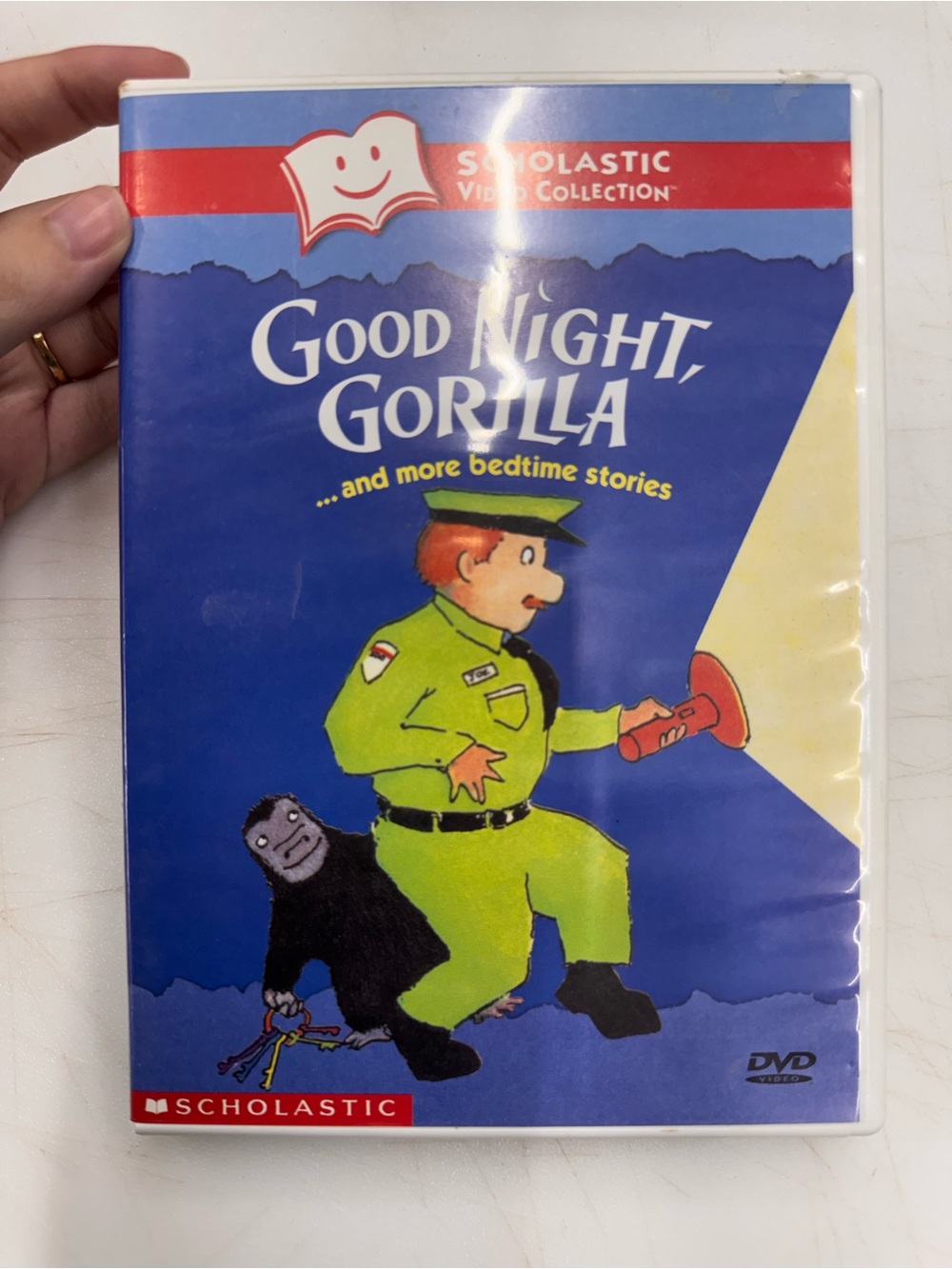 Good Night Gorilla (DVD 2002) 7 Story Scholastic Video Collection Kids Tested